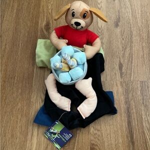 NWT Bootique Cheers for Beers Illusion Dog Halloween Costume for XS Dogs